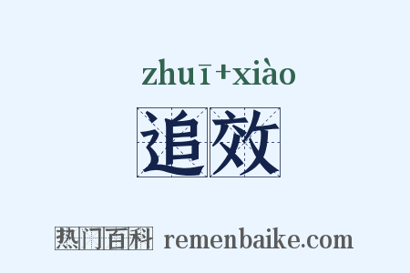 追效是什么意思的图片